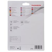 Thomson Bluetooth sluchátka WEAR77032, pecky, nabíjecí pouzdro, bílá