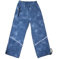 Softshellové nepromokavé kalhoty podšité fleecem jeans