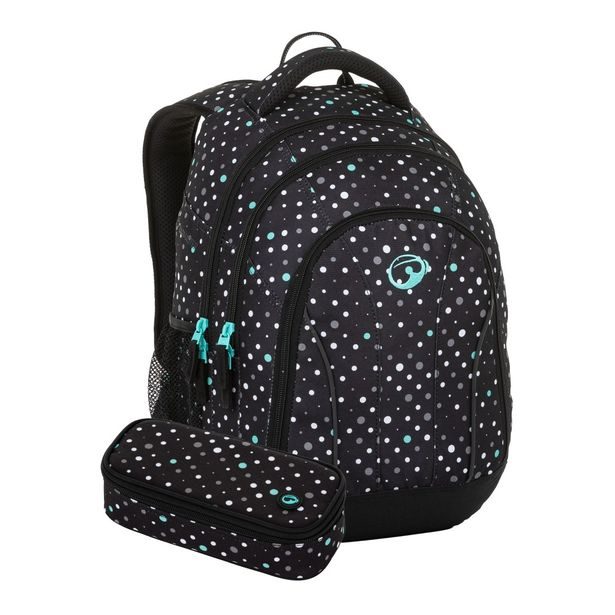 Bagmaster SET SUPERNOVA 23 A studentský set - černo tyrkysový