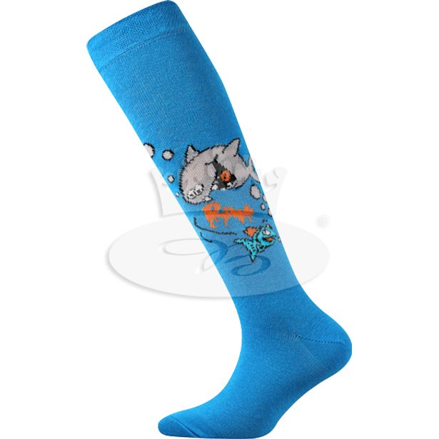 Klasické dětské ponožky Bivoj - středně modrá