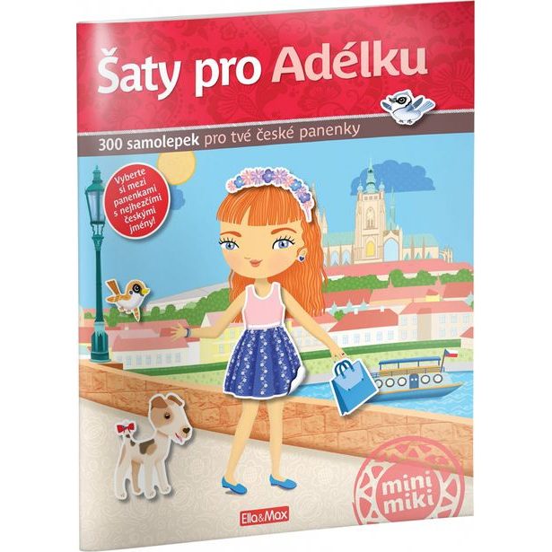 Šaty pro ADÉLKU ─ Kniha samolepek Baagl