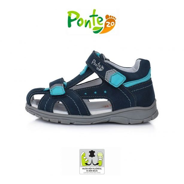 Kožené sandálky Ponte DA05-1-892L Royal Blue