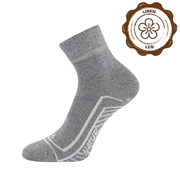 VoXX Sportovní nadkotníkové ponožky Linemum - šedá melé