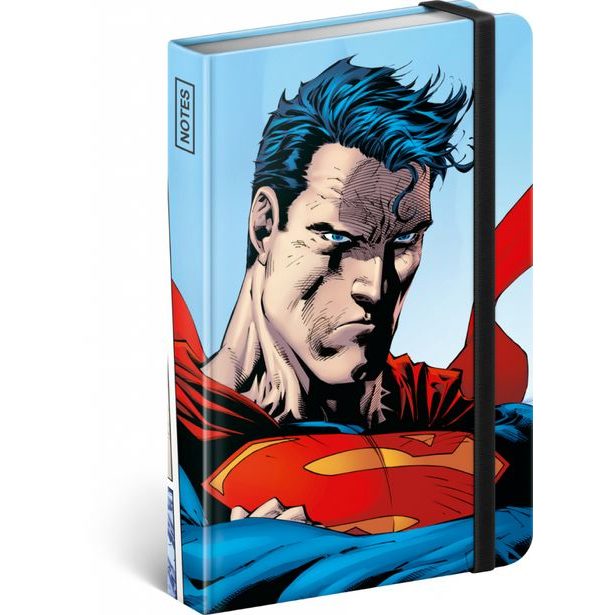 Notes Superman – World Hero, linkovaný, 11 × 16 cm Baagl