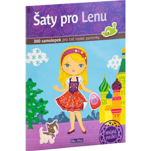 Šaty pro LENU - kniha samolepek Baagl