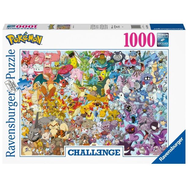 Challenge Puzzle: Pokémon 1000 dílků
