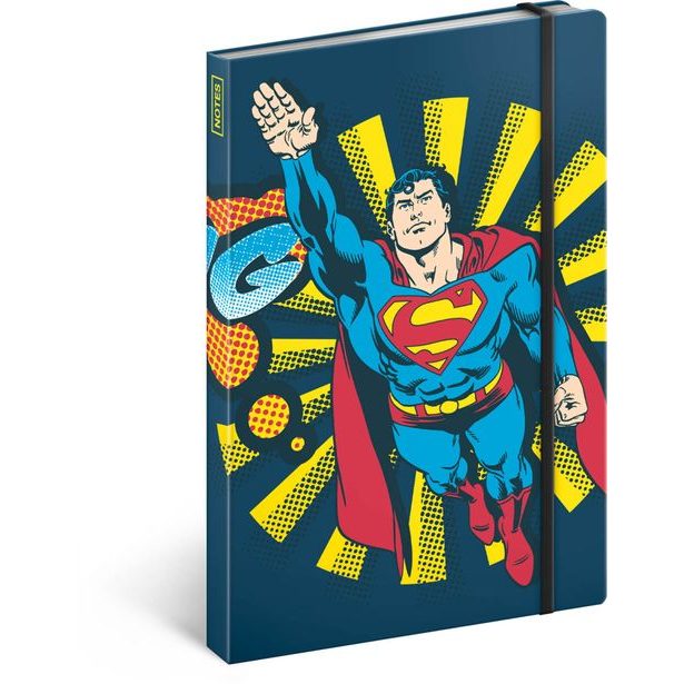 Notes Superman – Bang, linkovaný, 13 × 21 cm Baagl