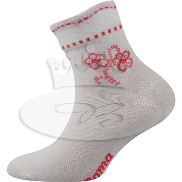 Dětské ponožky Květka - magenta