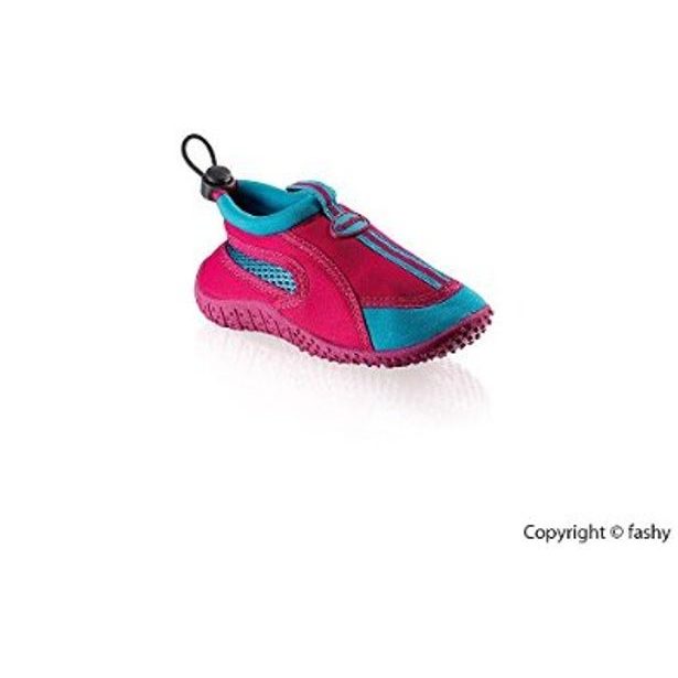Dětské boty,boty do vody - Aqua shoes - Fashy 7495 - růžová/tyrkys