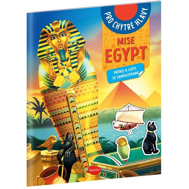 MISE EGYPT – Pátrej a lušti se samolepkami