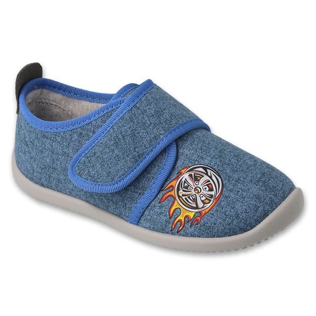 Chlapecké BAREFOOT domácí obuv Befado 902X019 - modrá