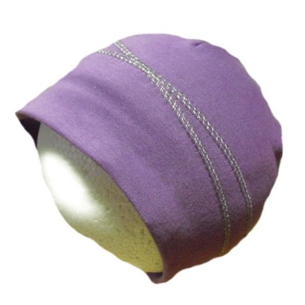 Jednobarevná čepice Hugo 30014842; Velikost čepice: č. 42-45, Barva: fialová