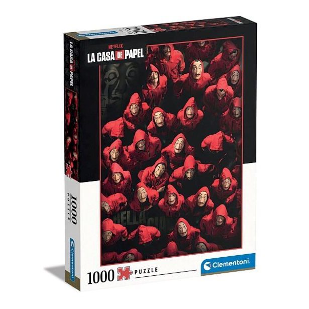 CLEMENTONI Puzzle 1000 dílků - La Casa de Papel