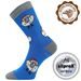 VoXX Dětské vlněné merino ponožky Vlněnka ovečky - modrá