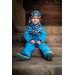 unuo softshellové kalhoty s fleecem Tyrkysové + reflexní obrázek Evžen (Softshell kids trousers)