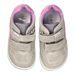Dětská BAREFOOT celoroční obuv Protetika šedé s fialovými prvky