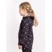 Unuo, Dětská softshellová bunda s fleecem Basic, Černá, Květiny
