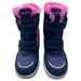 Dívčí zimní boty s membránou Richter modré s vločkami