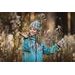 Unuo, Dětská softshellová bunda s fleecem, Sv. Smaragdová, Kouzelné stromy
