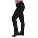 Unuo, Dámské softshellové kalhoty s fleecem pružné Action, Černá