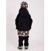 Unuo, Dětská softshellová bunda s fleecem Basic, Černá, Roboti