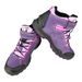 Dívčí sportovní kotníkové boty s fleecem IMAC - Purple/Lilac