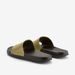 COQUI pantofle TORA Black / Gold glitter