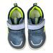 Dětská BAREFOOT celoroční obuv Protetika modrá se zelenými prvky
