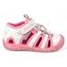 Dětská letní rychleschnoucí obuv DDStep - Bílo-růžové