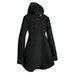 Unuo, Dívčí softshellový kabát s fleecem Romantico, Černá