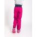 unuo softshellové kalhoty bez zateplení Fuchsiové + reflexní obrázek Evžen (Softshell kids trousers, no insulation, fuchsia)