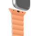 Hama Fantastic Feel, řemínek pro Apple Watch 42/44/45/49 mm, magnetický, oranžový/béžový