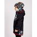 Unuo, Dětská softshellová bunda s fleecem Basic, Černá, Roboti