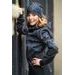 Dívčí softshellový kabát Unuo s fleecem Street, Černá, Šperky