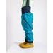 unuo Batolecí softshellové kalhoty bez zateplení Aqua + reflexní obrázek Evžen (Softshell toodler trousers non warm)