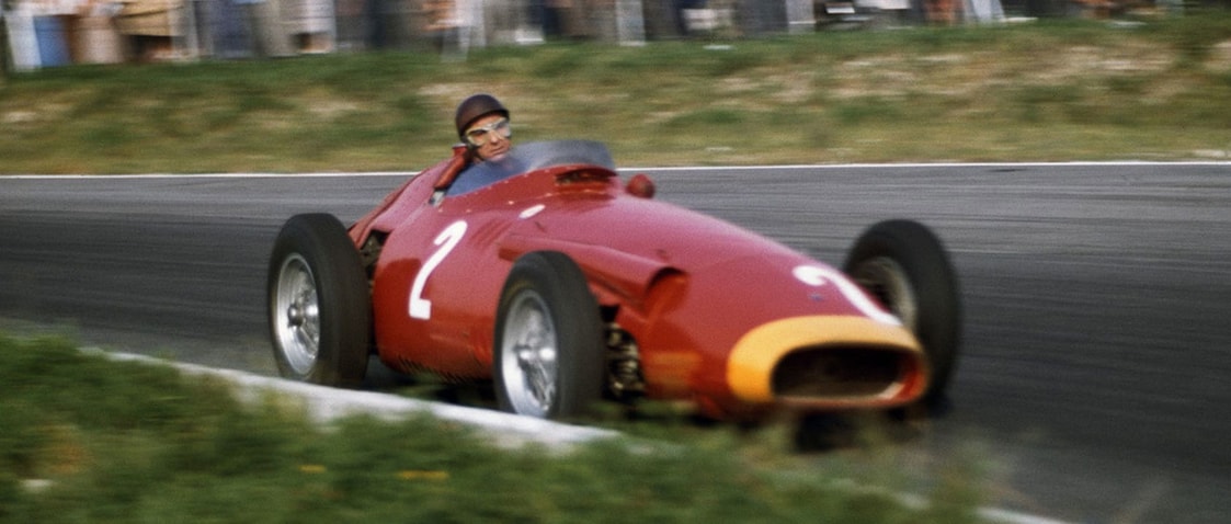 Maserati 250F - Juan Manuel Fangio - 1957 - Colors of Speed Poster