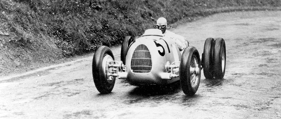 Auto Union Type C - Silver - 1937 - Poster