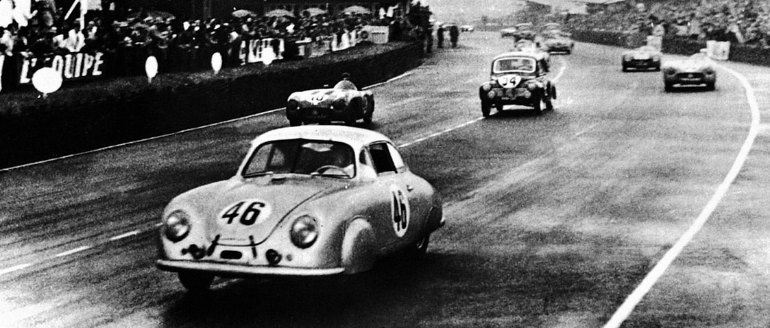 Porsche Gmund - Silver - 24h Le Mans - 1951 - Poster