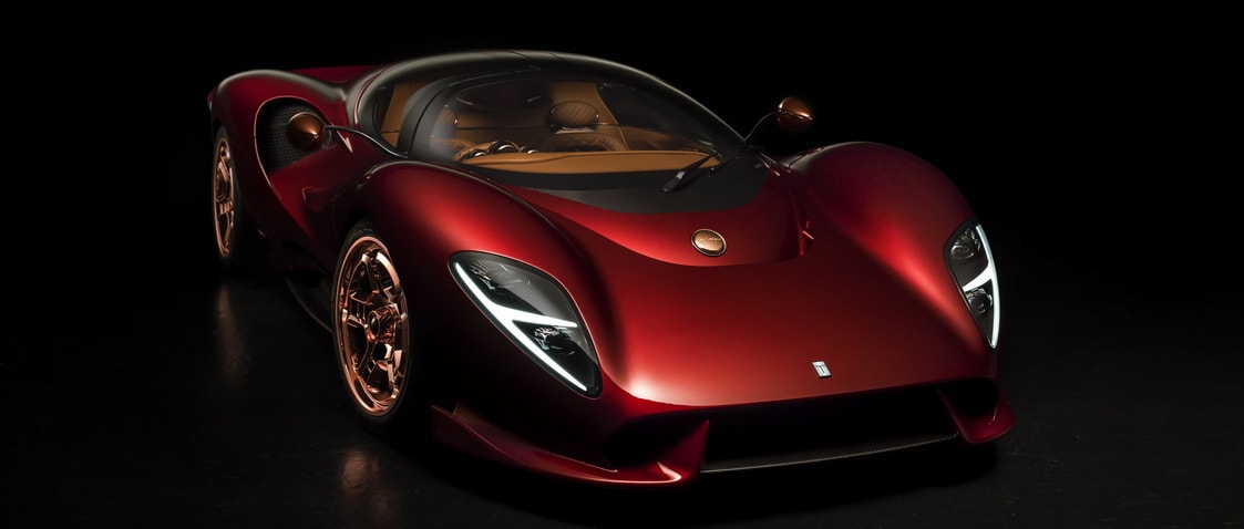 De Tomaso Project P - Front view - 2019 - Poster