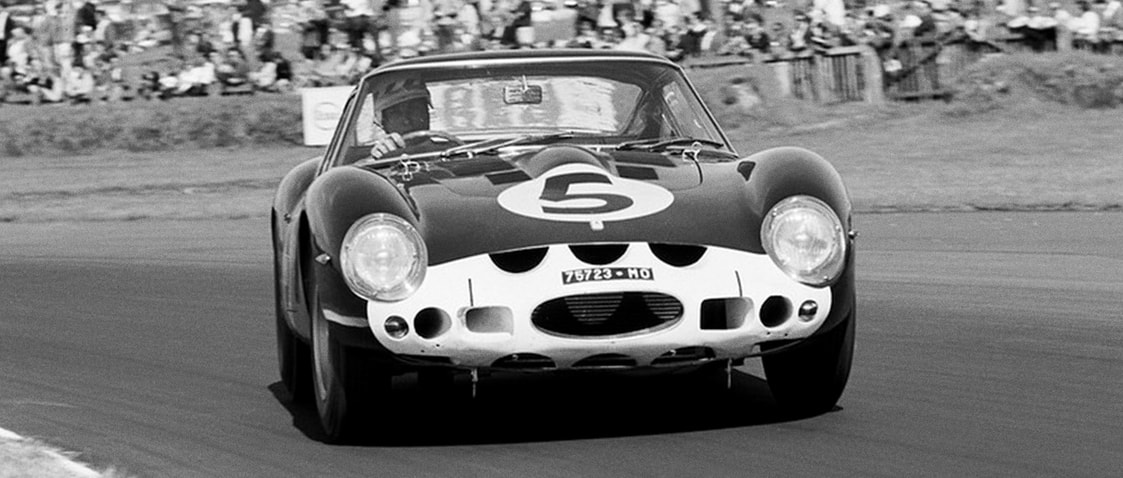 Ferrari 250 GTO - Dark Blue - Goodwood TT - 1962 - Limited Poster