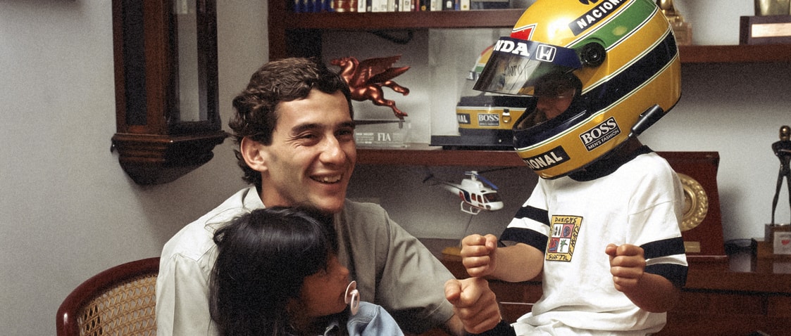 McLaren MP4/4 - Ayrton Senna - Helmet - San Marino GP - 1988 - Poster
