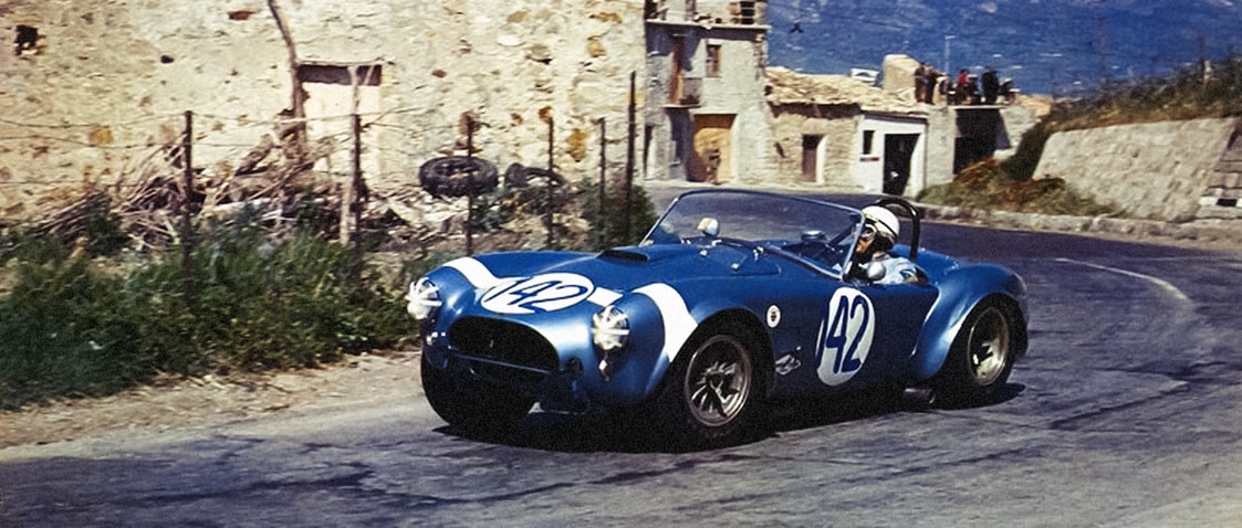 Shelby-Ford AC Cobra Mk III - Blue - 1965 - Colors of Speed Poster