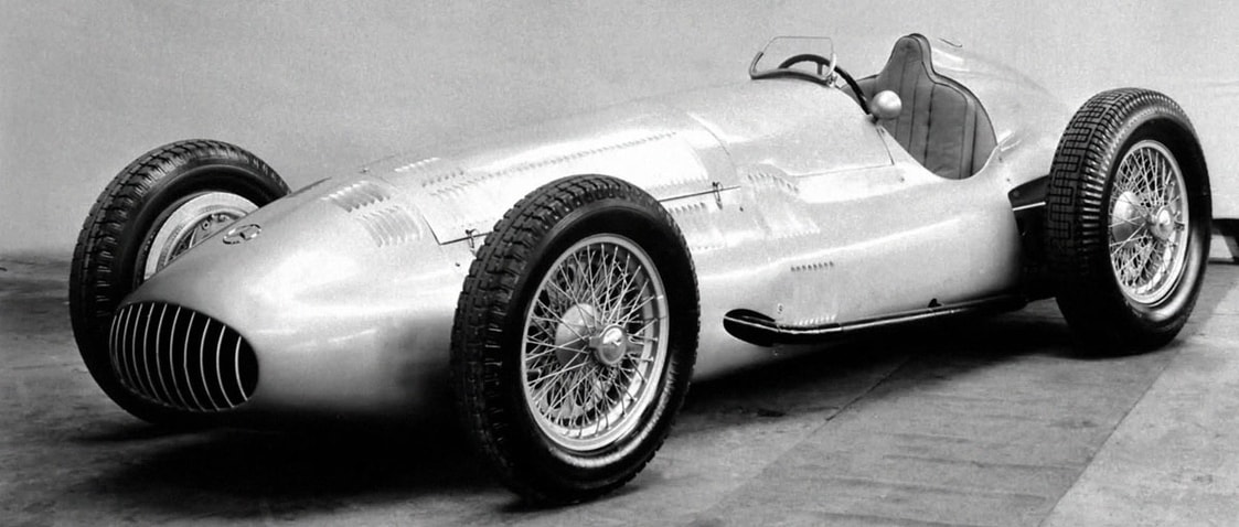 Mercedes Benz W154 - Silver - 1938 - Poster