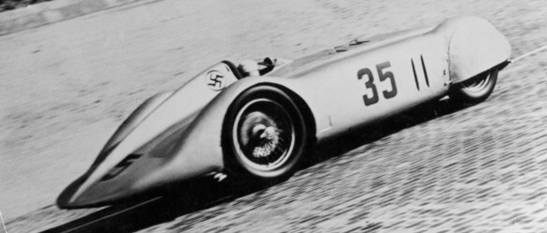 Mercedes Benz & Auto Union - Silver - Avus - 1937 - Poster