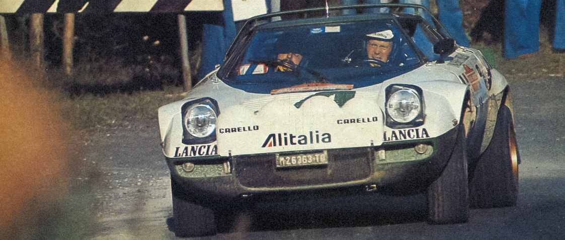 Lancia Stratos HF - White - Alitalia - Sanremo - 1976 - Poster