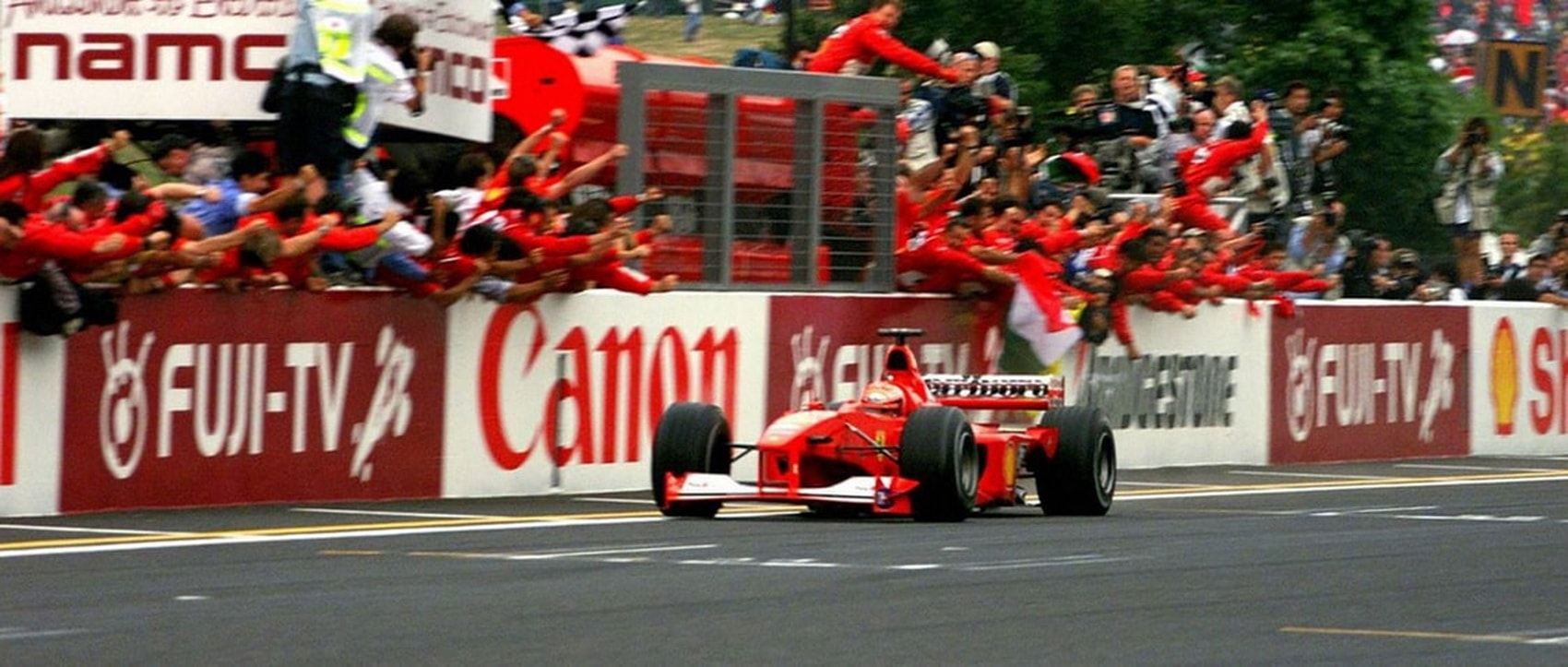 Story: Michael Schumacher's historic triumph for Ferrari in Suzuka