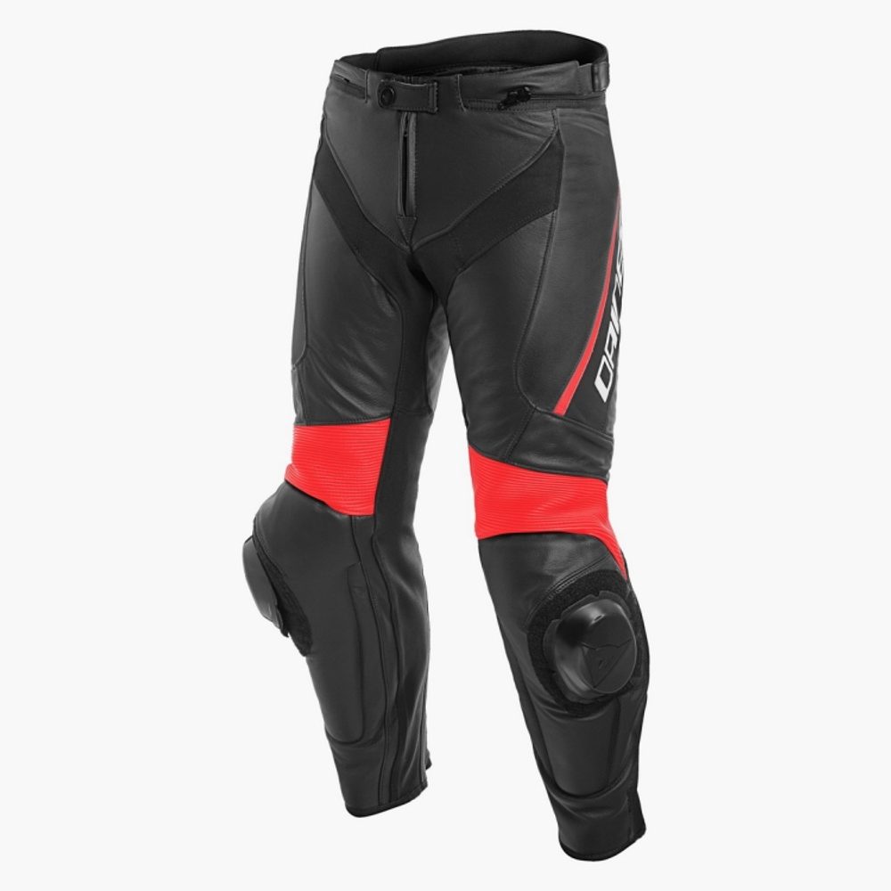 Dainese Kožené kalhoty Dainese DELTA 3 - červená - S