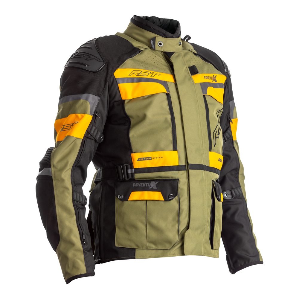 RST Pánská textilní bunda RST PRO SERIES ADVENTURE-X CE/ JKT 2409 - zelená - 3XL