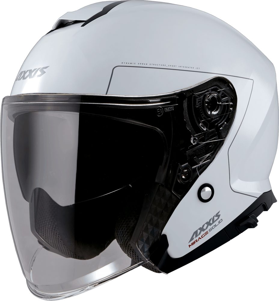 AXXIS Otevřená helma AXXIS MIRAGE SV ABS solid bílá lesklá S - XL