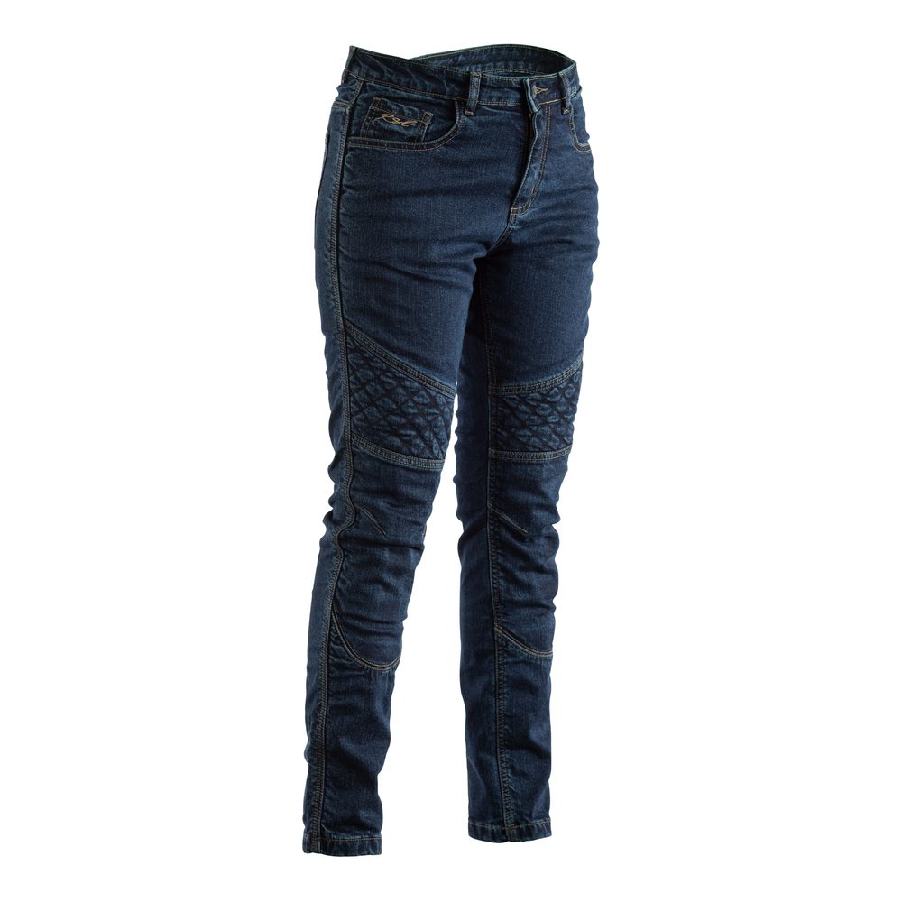RST Dámské jeansy RST REINFORCED STRAIGHT LEG CE / JN SL 2490 - modrá - S